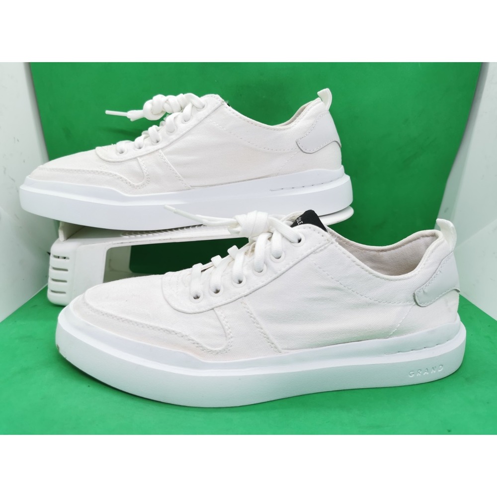 Cole Haan Men's Shoes White Grandpro Rally Canvas Court size 7 M Sneaker C34712